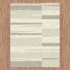 Caldwell Cream Taupe Abstract Patterned Modern Rug - 5