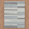 Caldwell Grey White Abstract Patterned Modern Rug - 6