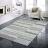 Caldwell Grey White Abstract Patterned Modern Rug - 2