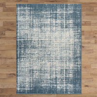 Narva 419 Blue Modern Patterned Rug - Rugs Of Beauty - 3
