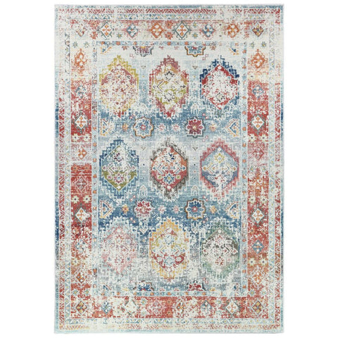 Hathor 3305 Grey Multi Colour Transitional Rug - Rugs Of Beauty - 1