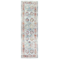 Hathor 3305 Grey Multi Colour Transitional Runner Rug - Rugs Of Beauty - 1