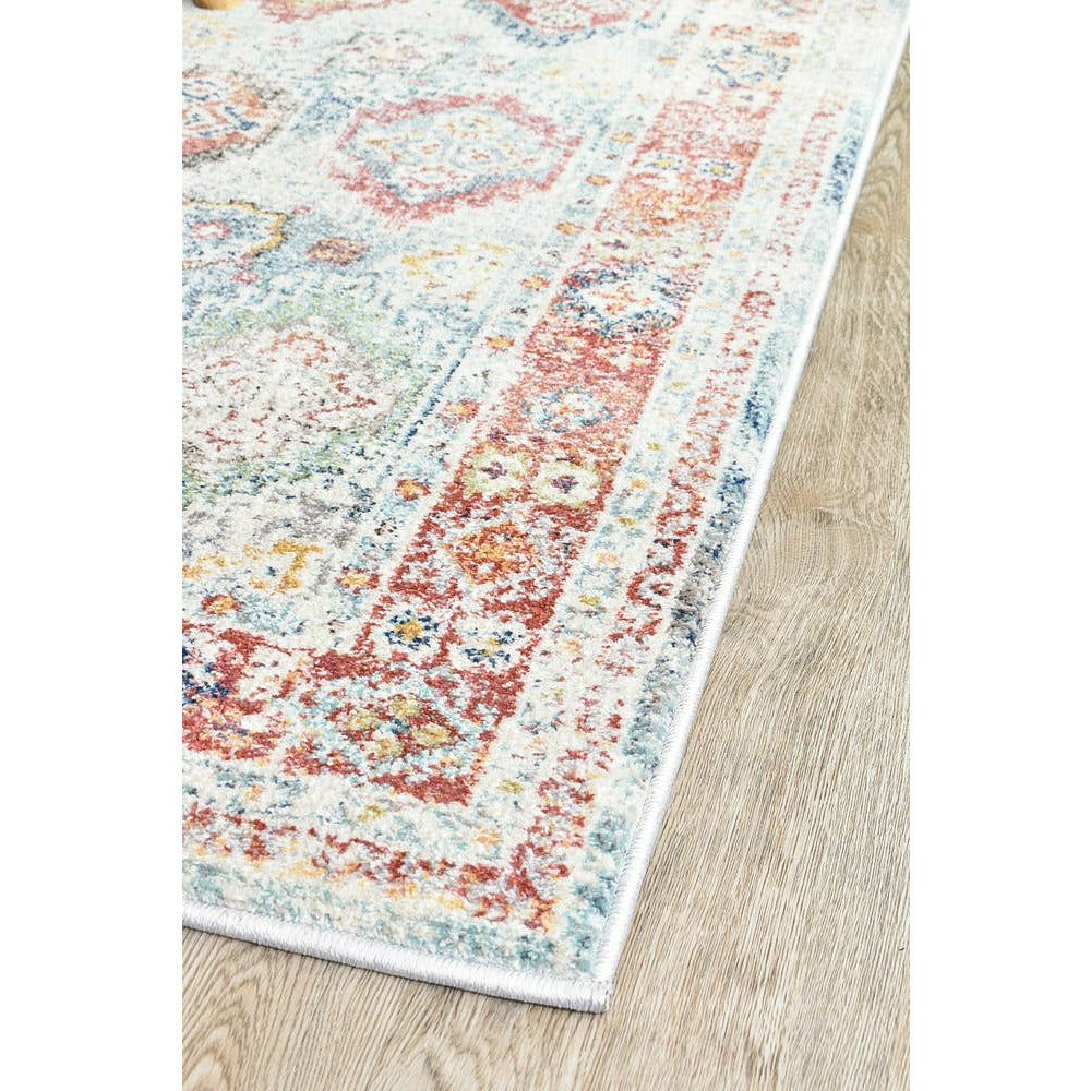 Hathor 3305 Grey Multi Colour Transitional Runner Rug - Rugs Of Beauty - 7