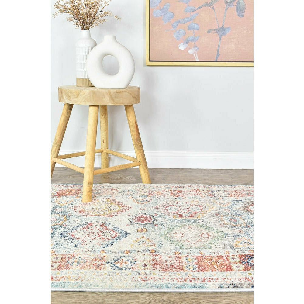 Hathor 3305 Grey Multi Colour Transitional Runner Rug - Rugs Of Beauty - 4