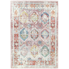 Hathor 3305 Rose Multi Colour Transitional Rug - Rugs Of Beauty - 1