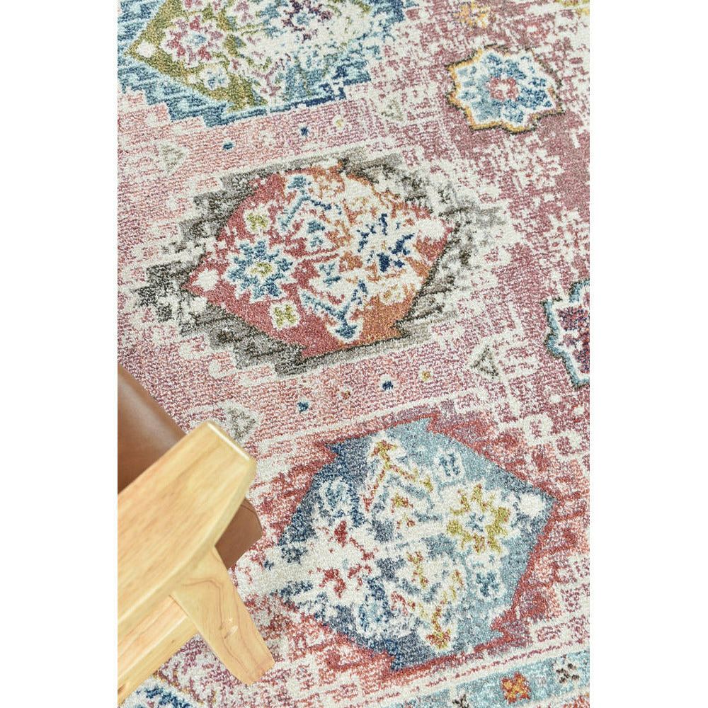 Hathor 3305 Rose Multi Colour Transitional Rug - Rugs Of Beauty - 5