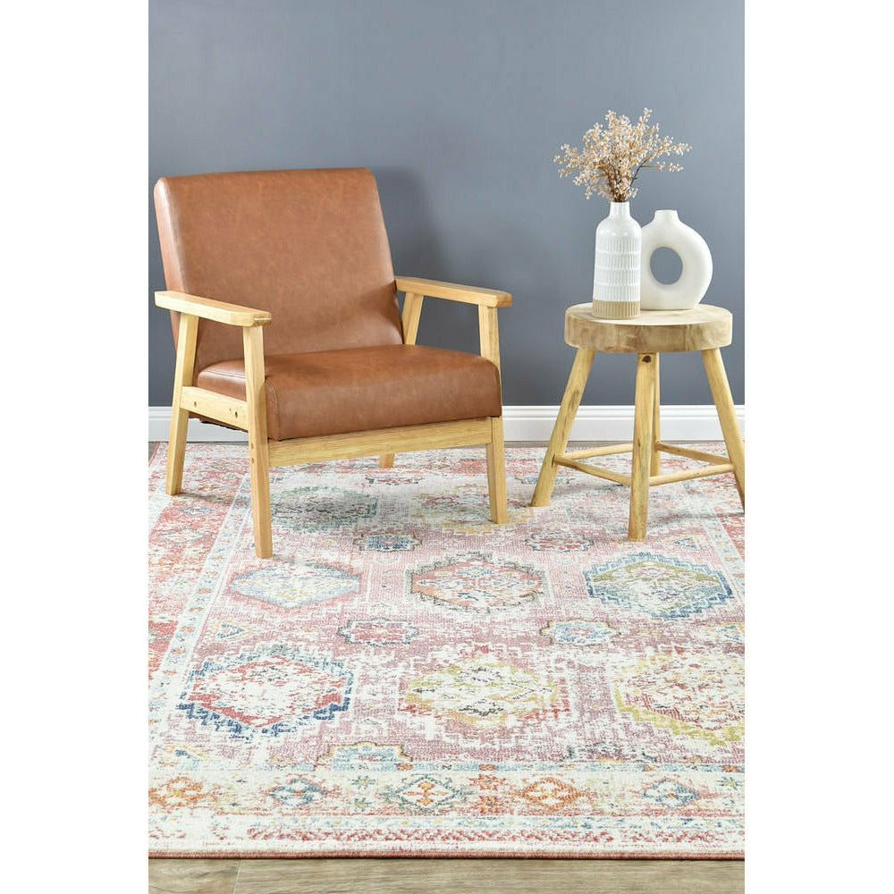 Hathor 3305 Rose Multi Colour Transitional Rug - Rugs Of Beauty - 2