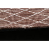 Manchester 3451 Chocolate Brown Cross Patterned Wool Rug - Rugs Of Beauty - 5
