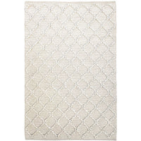 Agartha 2201 Wool Polyester Cream Trellis Rug - Rugs Of Beauty - 1