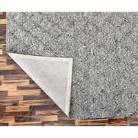 Agartha 2201 Wool Polyester Grey Trellis Rug - Rugs Of Beauty - 3