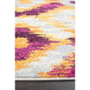 Lima Purple Gold White Abstract Geometric Patterned Modern Rug - Rugs Of Beauty - 14