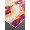 Lima Purple Gold White Abstract Geometric Patterned Modern Rug - Rugs Of Beauty - 7