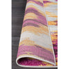 Lima Purple Gold White Abstract Geometric Patterned Modern Rug - Rugs Of Beauty - 11