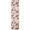 Lima Multi Coloured Triangle Geometric Patterned Modern Rug - Rugs Of Beauty