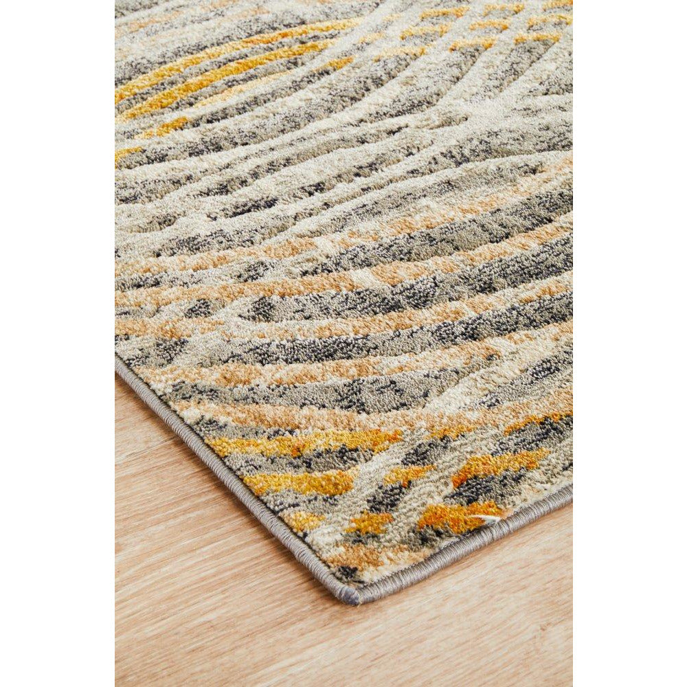 Potenza 492 Charcoal Multi Colour Modern Runner Rug - Rugs Of Beauty - 4