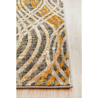 Potenza 492 Charcoal Multi Colour Modern Runner Rug - Rugs Of Beauty - 7