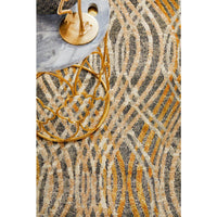 Potenza 492 Charcoal Multi Colour Modern Runner Rug - Rugs Of Beauty - 5