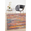 Potenza 493 Multi Colour Striped Modern Rug - Rugs Of Beauty - 4
