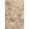 Potenza 494 Charcoal Beige Multi Colour Leaf Patterned Modern Rug - Rugs Of Beauty - 1