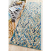 Potenza 496 Blue Multi Colour Abstract Patterned Modern Runner Rug - Rugs Of  Beauty - 2