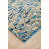 Potenza 496 Blue Multi Colour Abstract Patterned Modern Runner Rug - Rugs Of  Beauty - 6