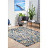 Potenza 496 Blue Multi Colour Abstract Patterned Modern Rug - Rugs Of Beauty - 3