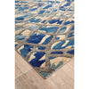 Potenza 496 Blue Multi Colour Abstract Patterned Modern Rug - Rugs Of Beauty - 7
