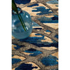 Potenza 496 Blue Multi Colour Abstract Patterned Modern Rug - Rugs Of Beauty - 5
