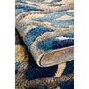Potenza 496 Blue Multi Colour Abstract Patterned Modern Rug - Rugs Of Beauty - 9
