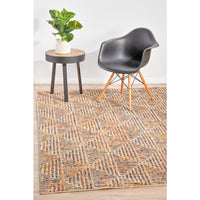 Potenza 499 Multi Colour Geometric Patterned Modern Rug - Rugs Of Beauty - 4