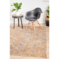 Potenza 499 Multi Colour Geometric Patterned Modern Rug - Rugs Of Beauty - 2