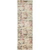 Potenza 501 Stone Rose Blue Multi Colour Abstract Patterned Modern Runner Rug - Rugs Of Beauty - 1