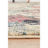 Potenza 501 Stone Rose Blue Multi Colour Abstract Patterned Modern Rug - Rugs Of Beauty - 6
