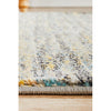 Potenza 502 Grey Blue Gold Multi Colour Abstract Patterned Modern Runner Rug - Rugs Of Beauty - 4
