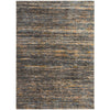 Potenza 502 Grey Blue Gold Multi Colour Abstract Patterned Modern Rug - Rugs Of Beauty - 1