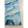 Potenza 503 Blue Waves Multi Colour Abstract Patterned Modern Runner Rug - Rugs Of Beauty - 7
