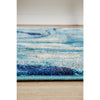 Potenza 503 Blue Waves Multi Colour Abstract Patterned Modern Runner Rug - Rugs Of Beauty - 8