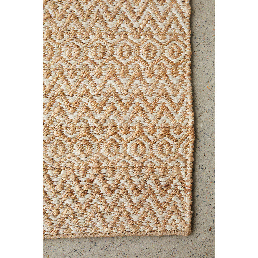 Bodhos 275 Jute PET Cotton Natural Rug - Rugs Of Beauty - 7