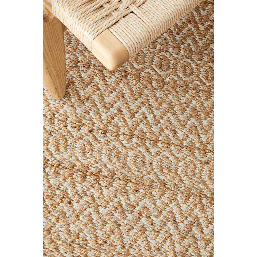 Bodhos 275 Jute PET Cotton Natural Rug - Rugs Of Beauty - 4