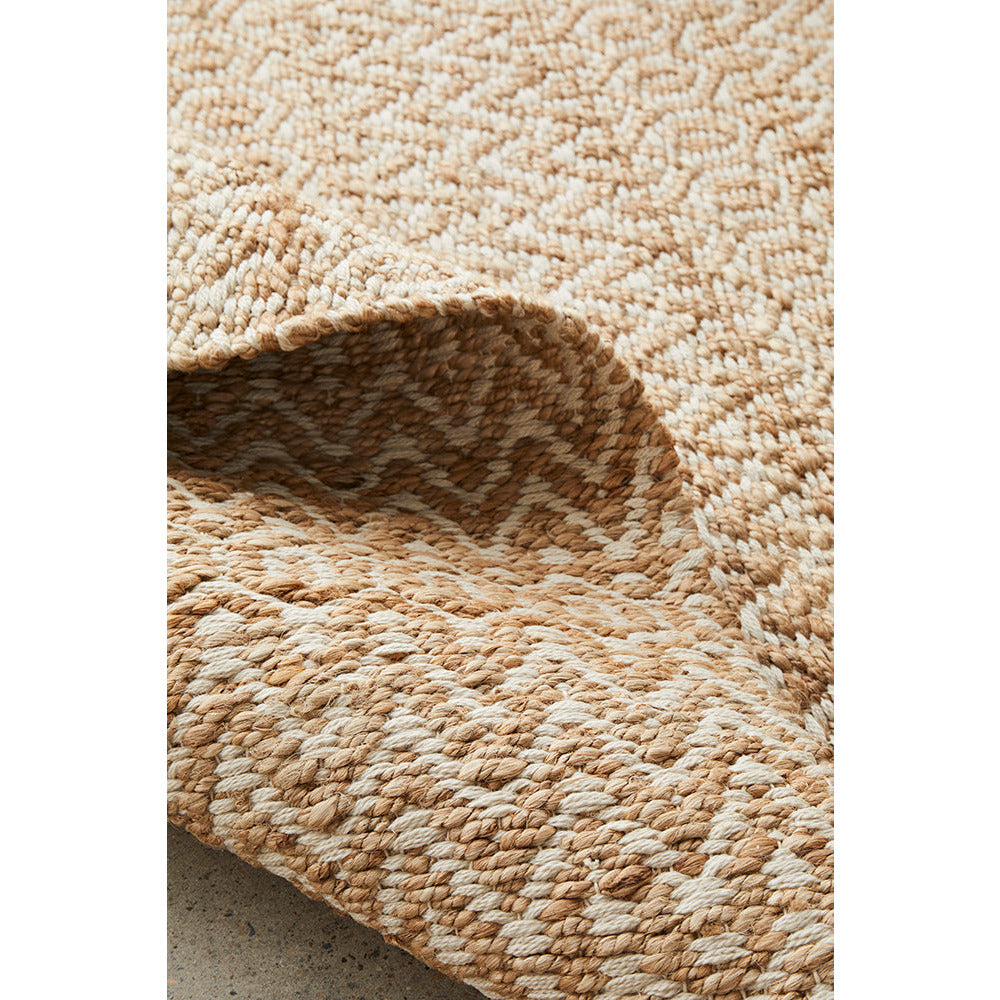 Bodhos 275 Jute PET Cotton Natural Rug - Rugs Of Beauty - 9
