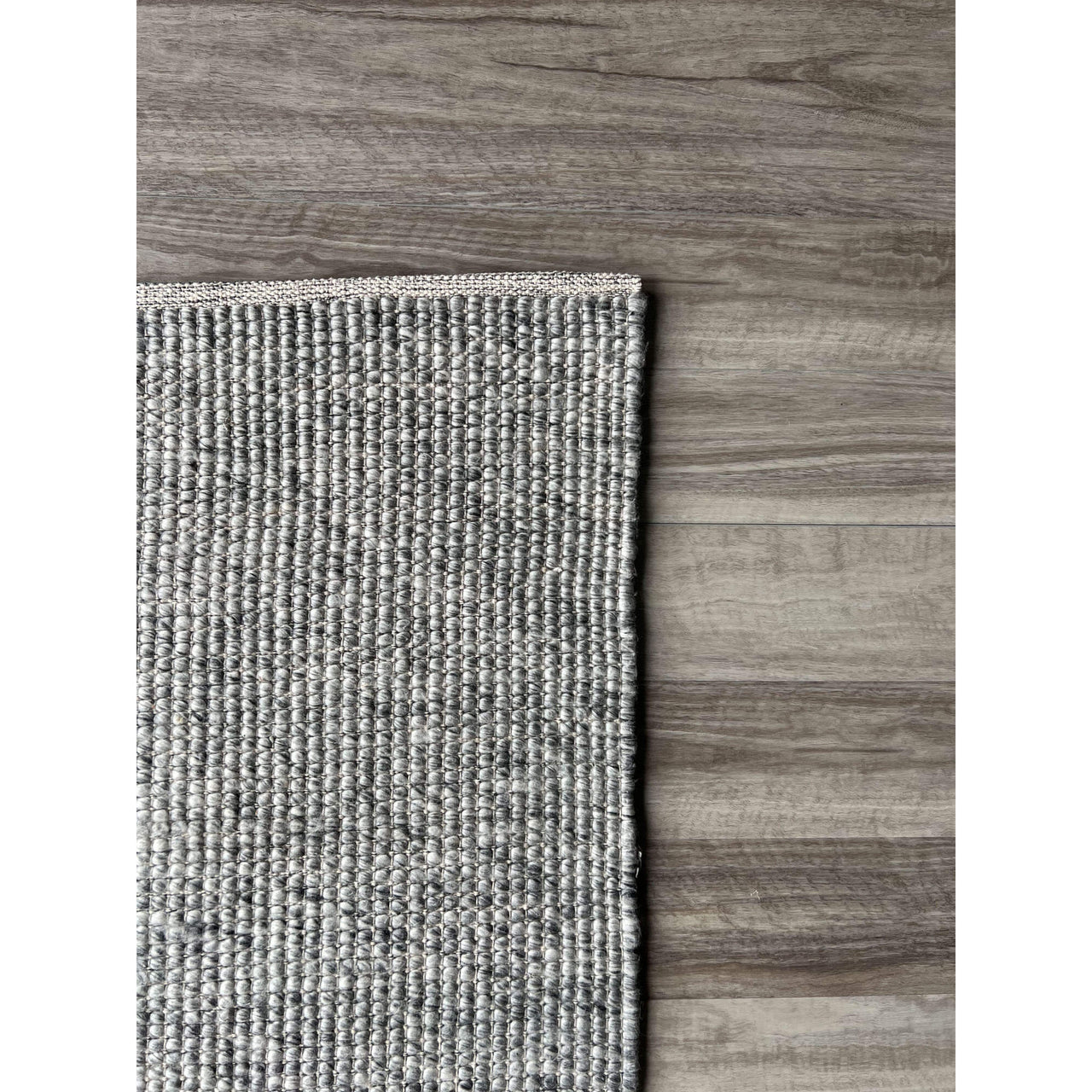Althea Loop Grey Wool Polyester Rug - Rugs Of Beauty - 3