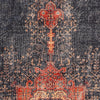 Winchester 477 Red Navy Patterned Transitional Rug - Rugs Of Beauty - 5