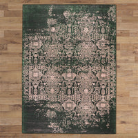 Winchester 478 Green Patterned Transitional Rug - Rugs Of Beauty - 3