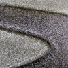 Dover Brown Beige Taupe Abstract Wave Pattern Grey Modern Rug - 5