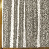 Dover Grey Beige Abstract Lines Modern Rug - 3