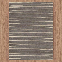 Dover Grey Beige Abstract Lines Modern Rug - 4