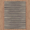 Dover Grey Beige Abstract Lines Modern Rug - 4