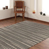 Dover Grey Beige Abstract Lines Modern Rug - 5