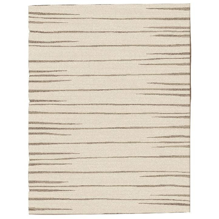 Dover Beige Taupe Abstract Lines Modern Rug - 1