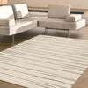 Dover Beige Taupe Abstract Lines Modern Rug - 5